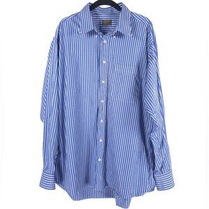GITMAN BROS. MASTER SHIRT‎ MAKERS USA🇺🇸MADE Button Down Striped Long Sleeve XL